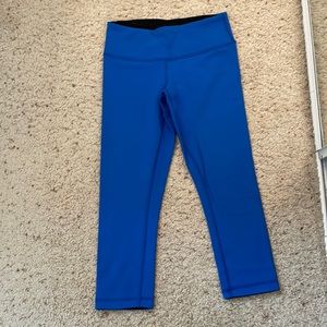 Reversible lululemon cropped legging